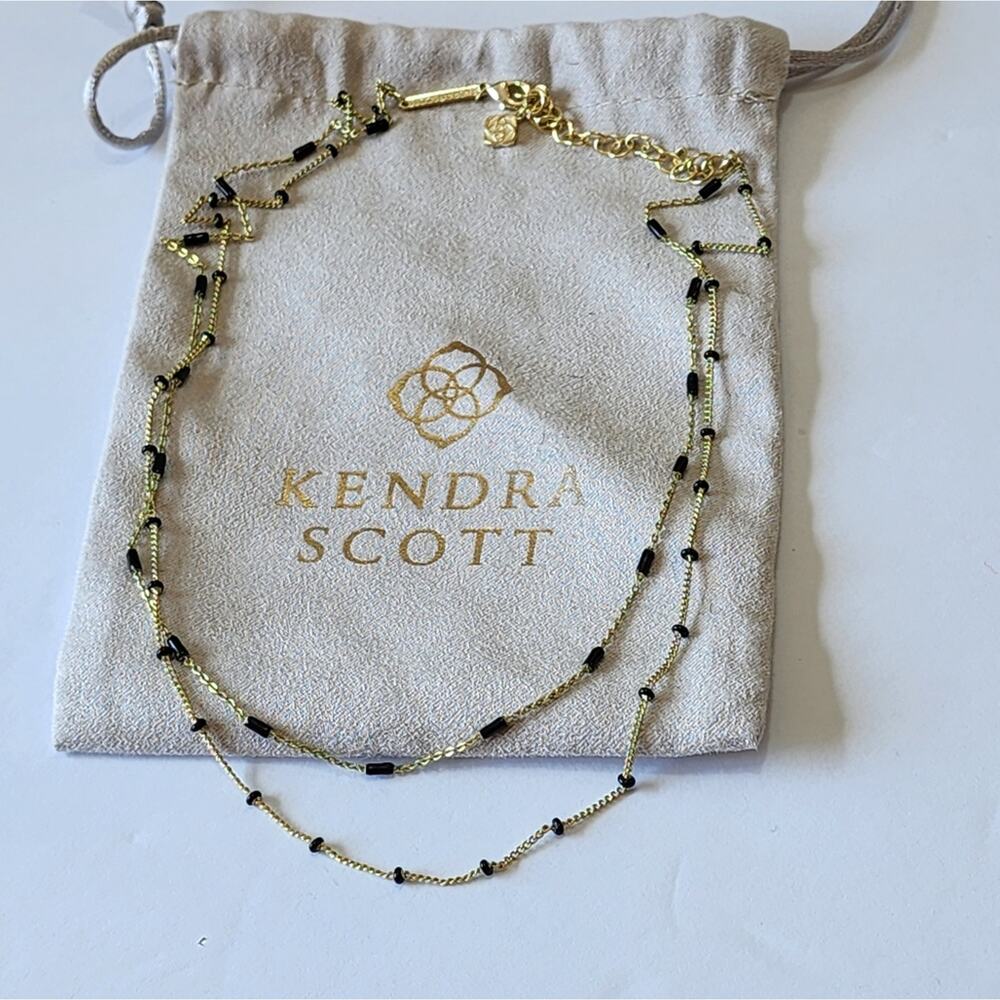 KENDRA DOTTIE MULTI STRAND GOLD NECKLACE